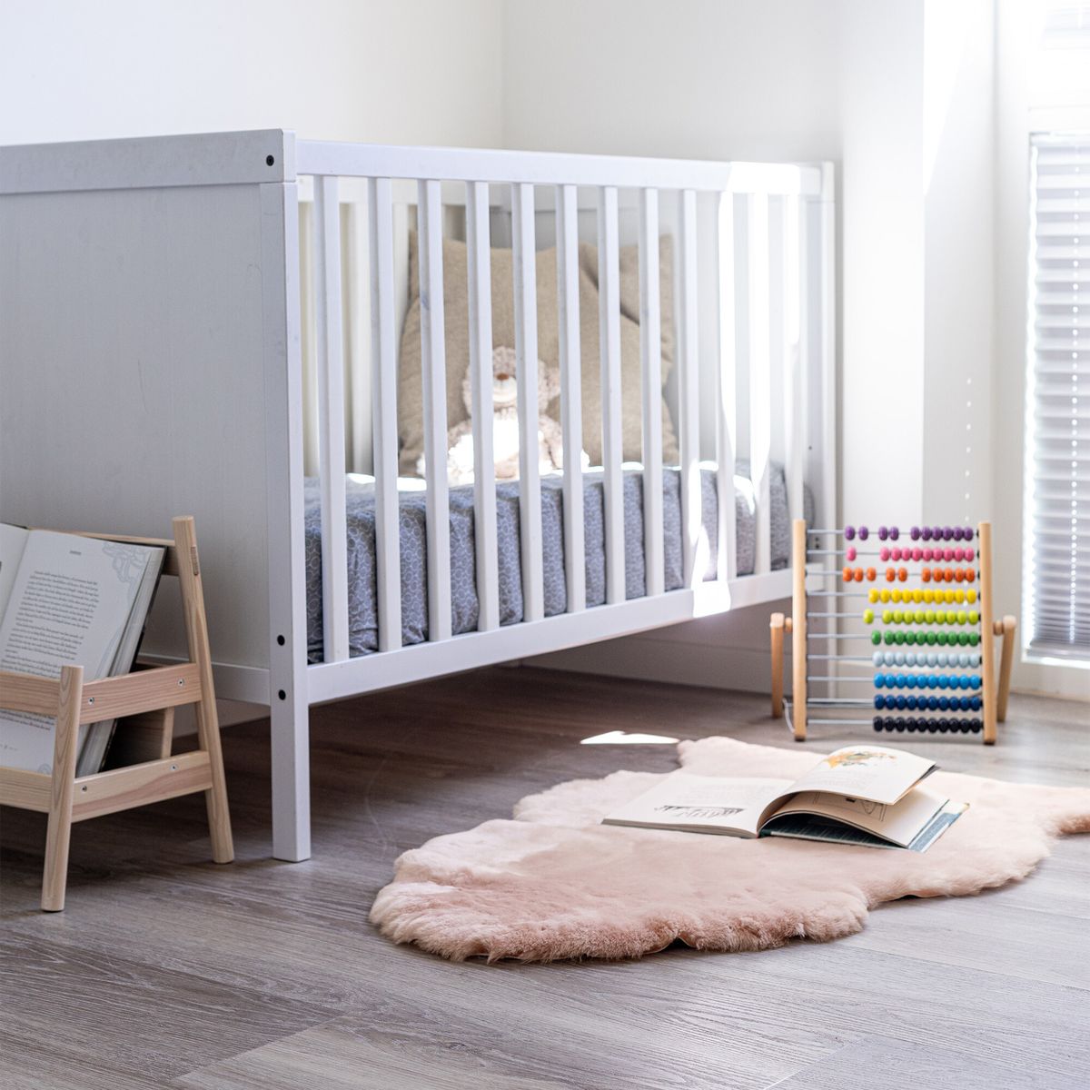 Baby Lammfell | Kurzhaar | Neuseeland | 80 cm Hellrosa