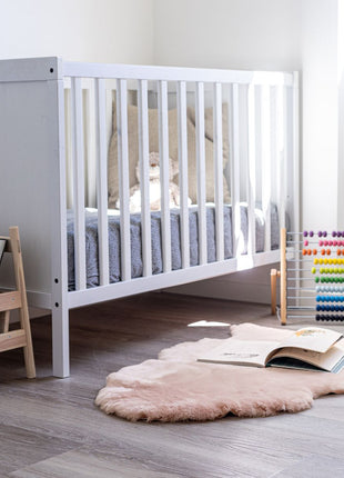 Baby Lammfell | Kurzhaar | Neuseeland 95 cm Hellrosa