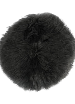 Stuhlkissen Premium | Langhaar | Neuseeland | D34cm Stahl