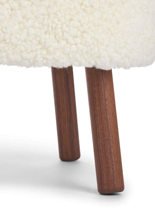 Emil Loungesessel | Premium Lammfell | Kurzhaar Weiß