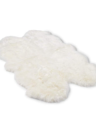 Lammfellteppich | Langhaar | Neuseeland | 170x110 cm Weiß