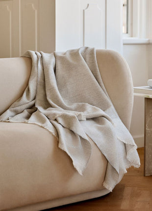 Luxuriöse Decke | 100% Alpakawolle | 130x200 cm Dunkelbraun