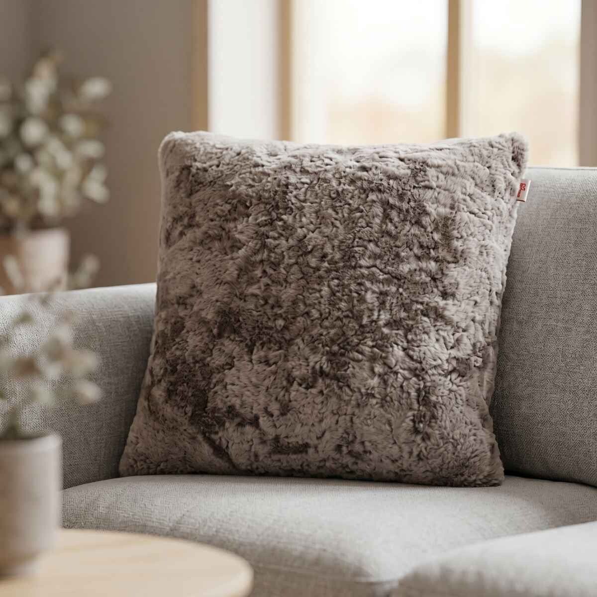 Premium Fellkissen | Kurzhaar | Neuseeland | Doppelseitig | 40x40 cm & 52x52 cm Senfgelb