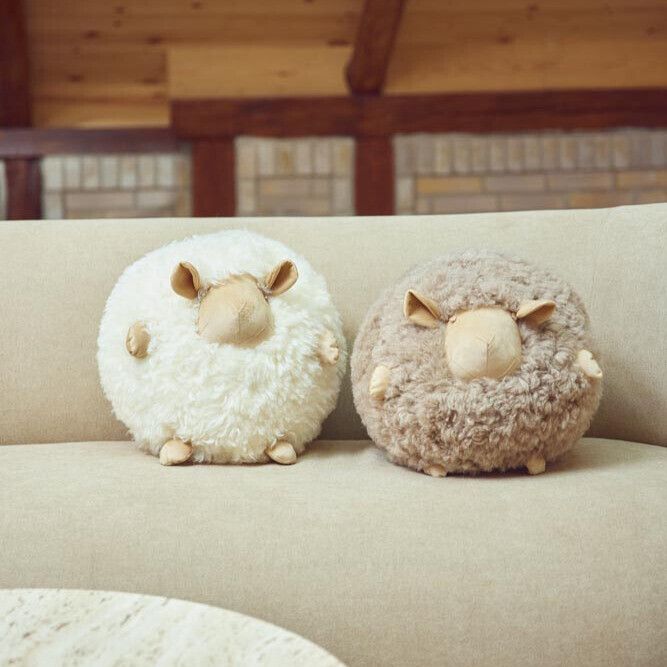 Cute Sheep | Kurzhaar | Neuseeland | D26 cm Beige/Weiß