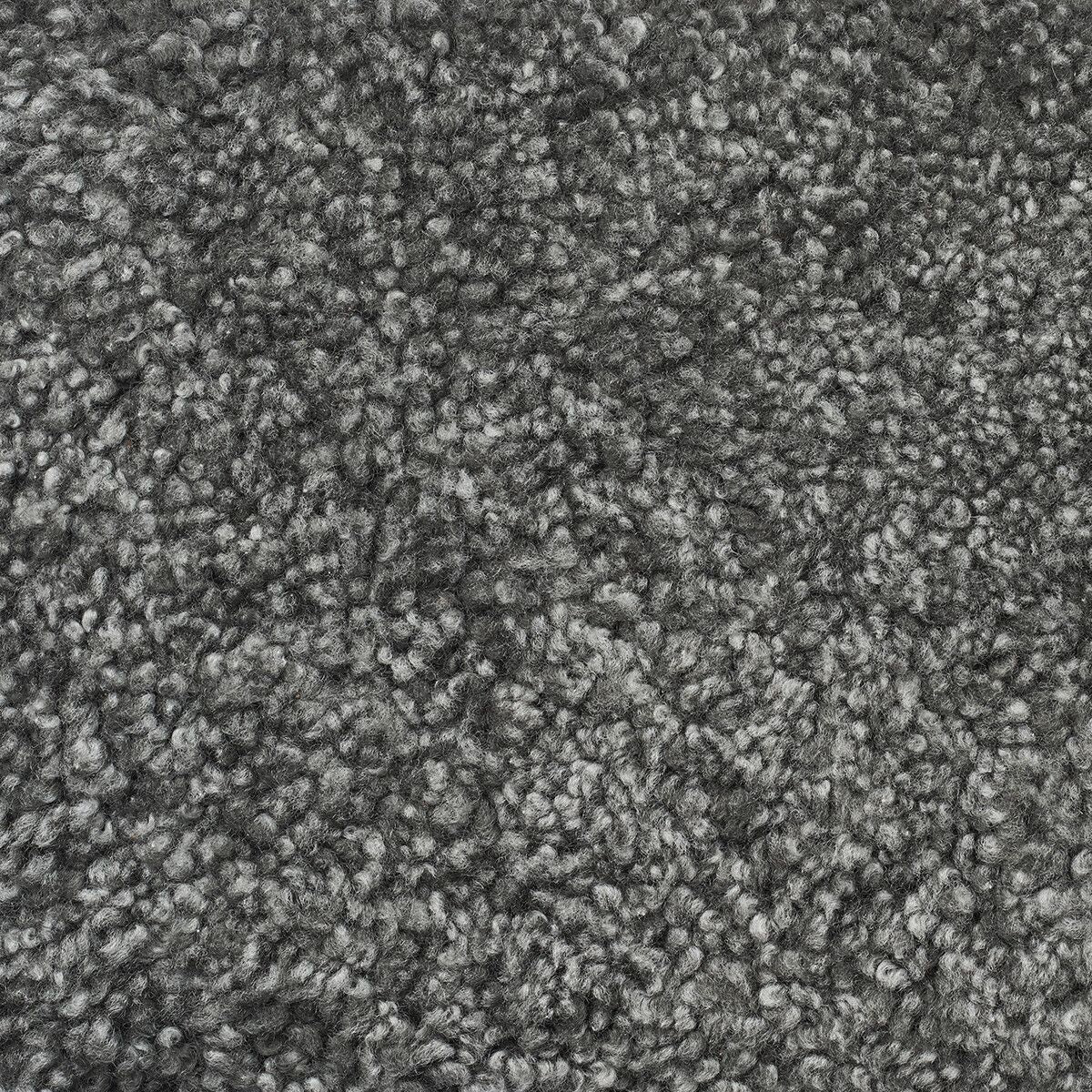Shell Lammfell Designerteppich | Kurzhaar | Neuseeland | 210x150 cm Grafit