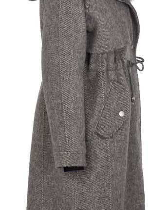 Cille Mantel | Kaschmir, Fuchs Grau/Arctic Marble