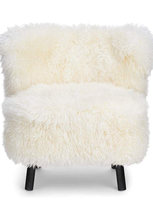 Emily Loungestuhl | Langhaar | Design Möbel Schneeweiß