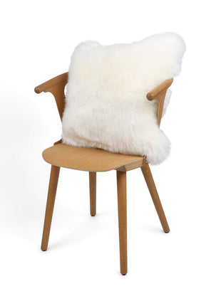 Fellkissen | Langhaar | Neuseeland | 50x50 cm Weiß