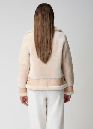 Annalon Jacke | Doubleface Beige