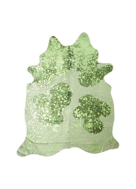 Unika Kuhfell | Schimmerndes Grün | 3,4 qm