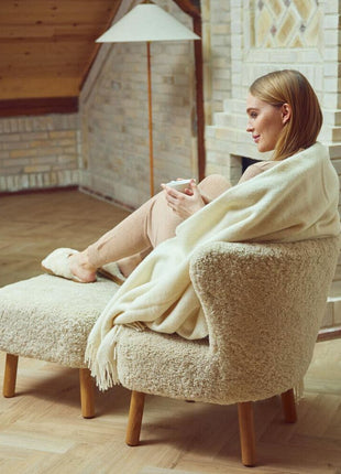 Emily Loungestuhl | Kurzhaar | Design Möbel Anthrazit