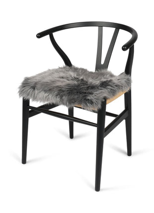 Sitzkissen | Langhaar | Neuseeland | Stoffrückseite | 40x40 cm Stahl