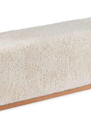 Lammfellbank Benjamin | Kurzhaar | 160x44x52 cm