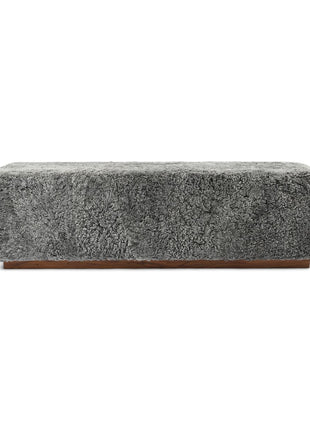 Lammfellbank Benjamin | Kurzhaar | 160x44x52 cm