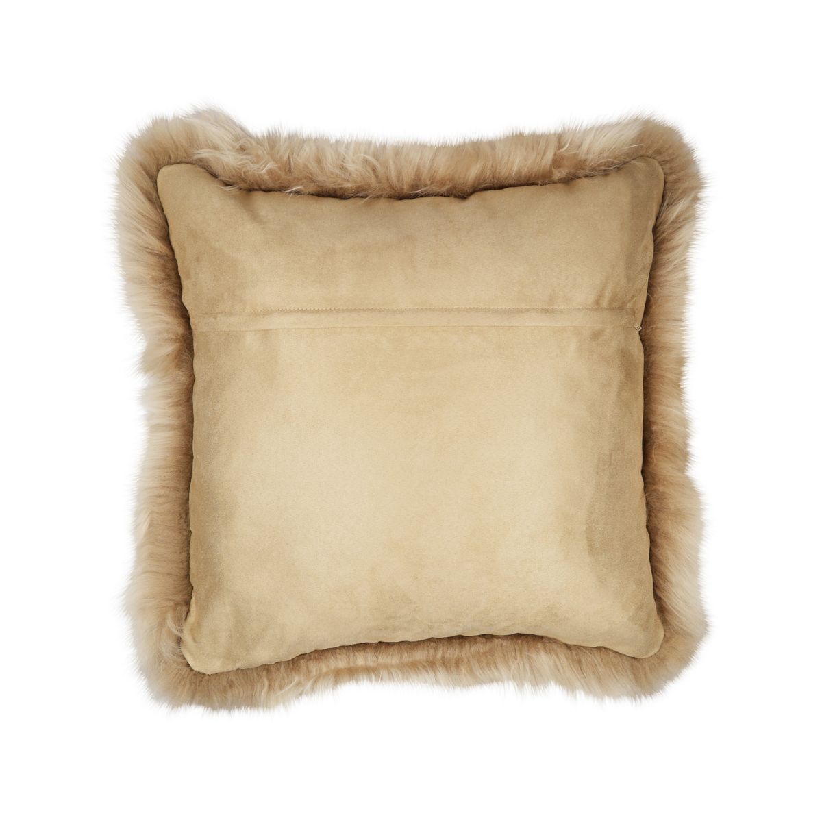 Fellkissen | Langhaar | Neuseeland | 50x50 cm Warm Sand