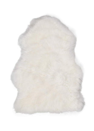 Merino Lammfell | Langhaar | Neuseeland | Mini | 65x45 cm Weiß