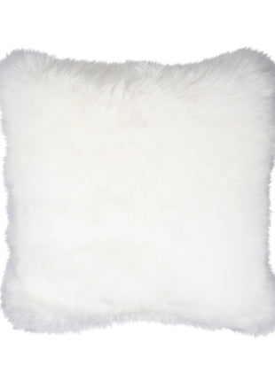 Fellkissen | Langhaar | Neuseeland | 50x50 cm Weiß