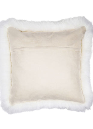 Fellkissen | Langhaar | Neuseeland | 50x50 cm Weiß