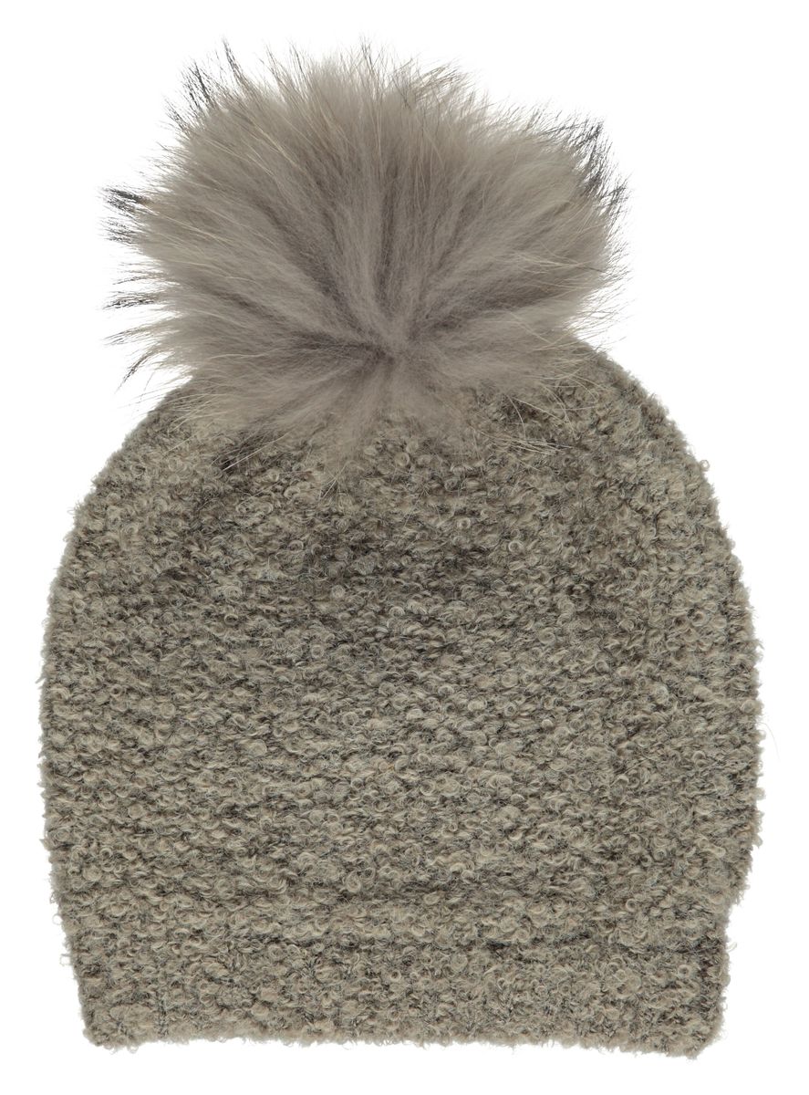 Kindermütze | Waschbär Taupe/Taupe