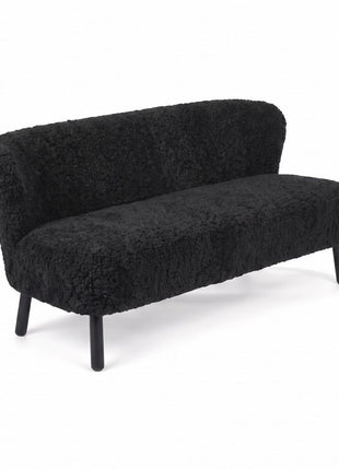 Emanuel Sofa | Zweisitzer | Design Möbel Schwarz