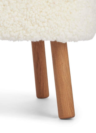 Emil Loungesessel | Premium Lammfell | Kurzhaar Weiß