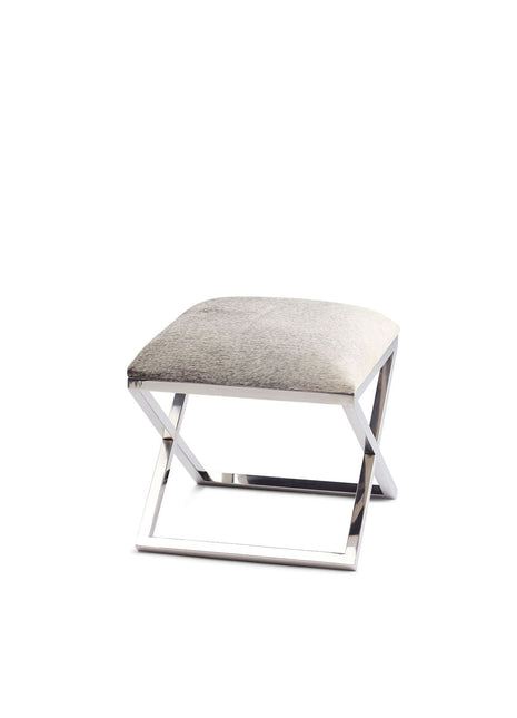 Kuhfell Hocker Premium | Brasilien | 45x45x45 cm