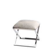 Kuhfell Hocker Premium | Brasilien | 45x45x45 cm