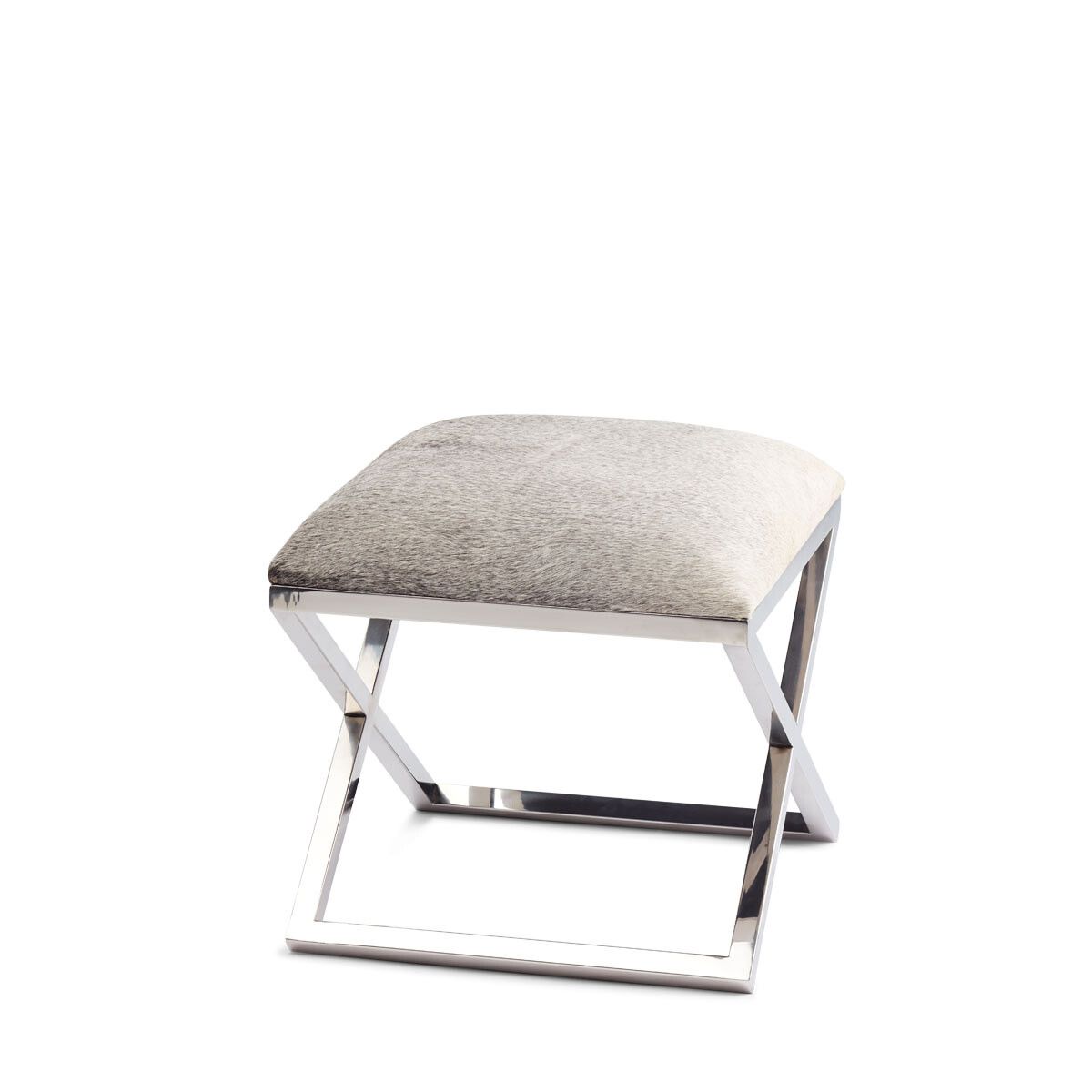 Kuhfell Hocker Premium | Brasilien | 45x45x45 cm