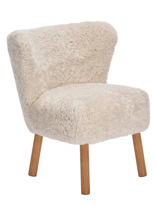 Emily Esszimmerstuhl | Premium Lammfell | Designmöbel