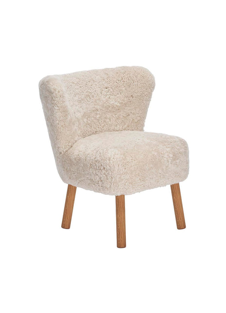 Emily Esszimmerstuhl | Premium Lammfell | Designmöbel