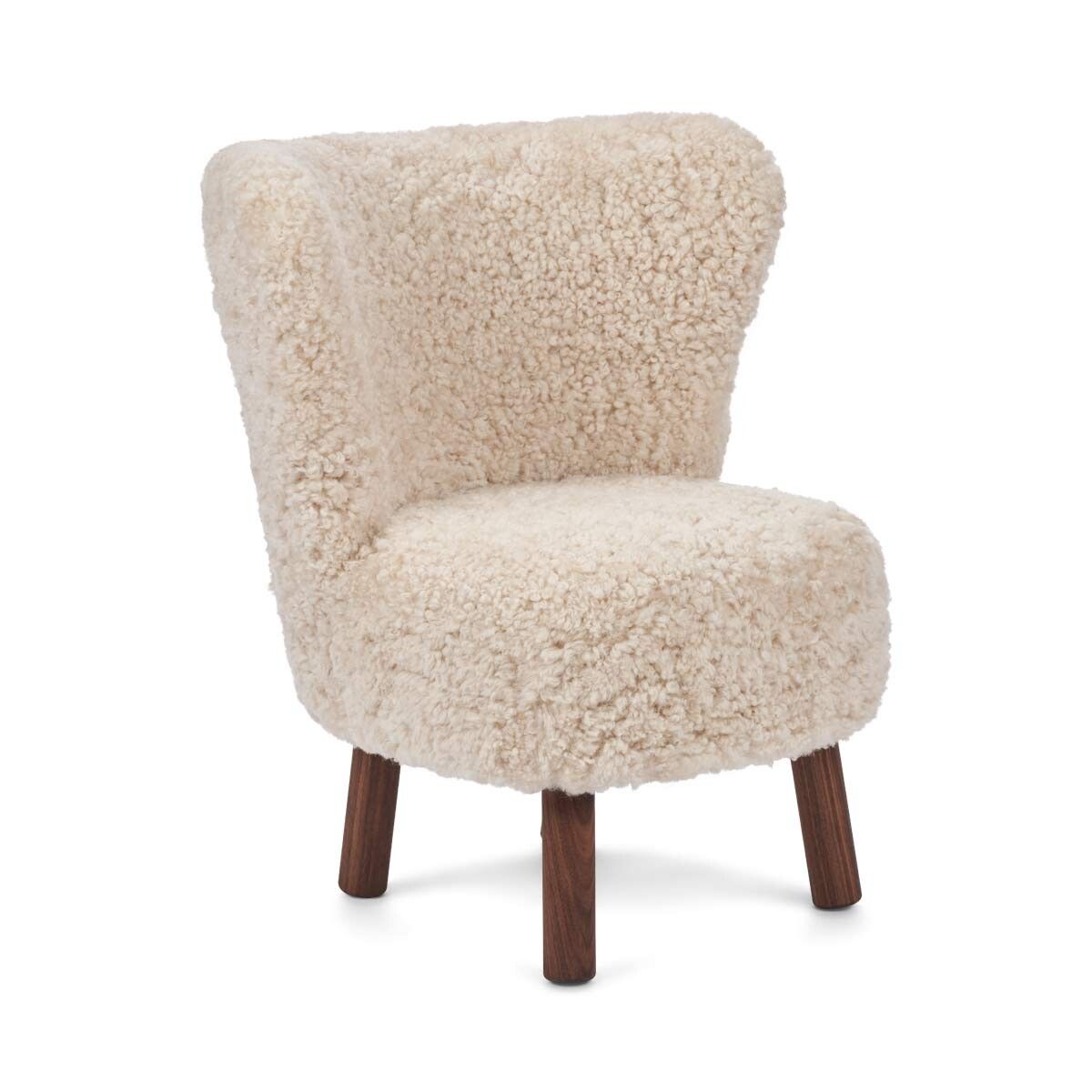 Emma Mini Loungsessel Perlweiß