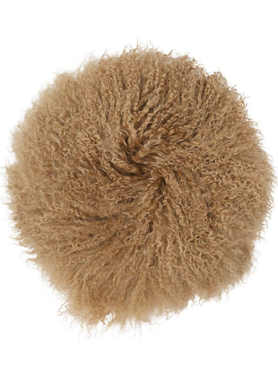 Stuhlkissen | Tibet | D34 cm Sand Taupe