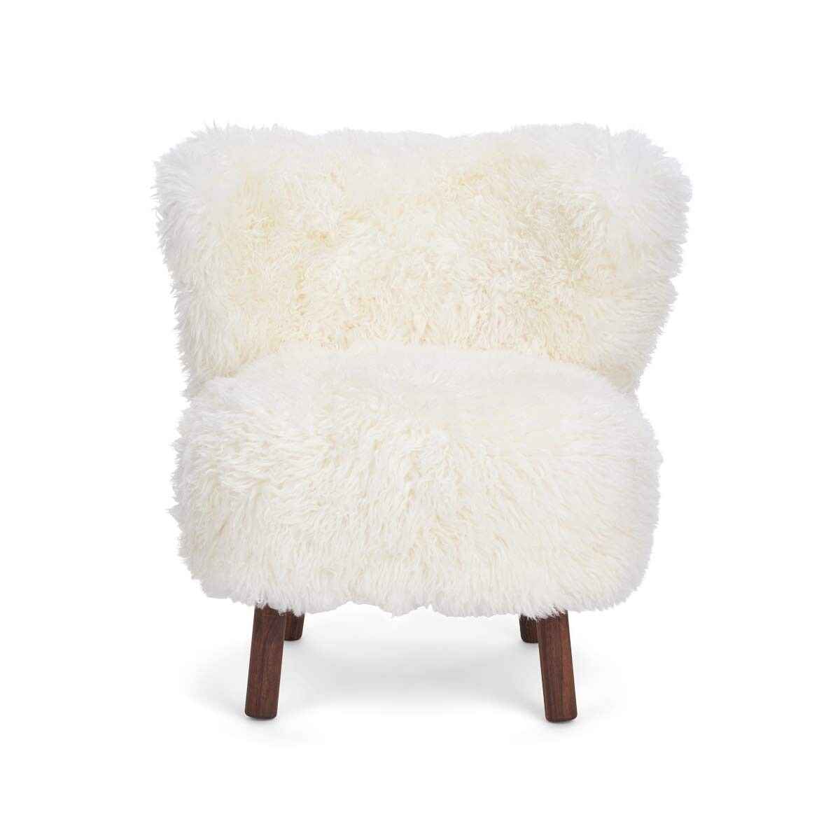 Emily Loungestuhl | Langhaar | Design Möbel Schneeweiß