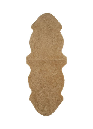 Doppeltes Lammfell | Kurzhaar | Neuseeland | 160x60 cm Honig