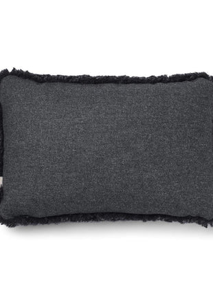 Lammfellkissen | Kurzhaar | Neuseeland | 100% Wolle | 52x52 cm | 34x52 cm Kohle/Anthrazit