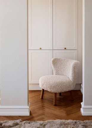 Emily Loungestuhl | Kurzhaar | Design Möbel Anthrazit