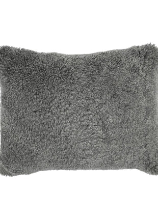 Fellkissen | Kurzhaar | Neuseeland | 35x45 cm Skandinavisch Hellgrau