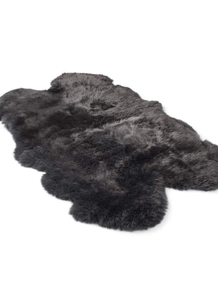 Lammfellteppich | Langhaar | Neuseeland | 170x110 cm Stahl