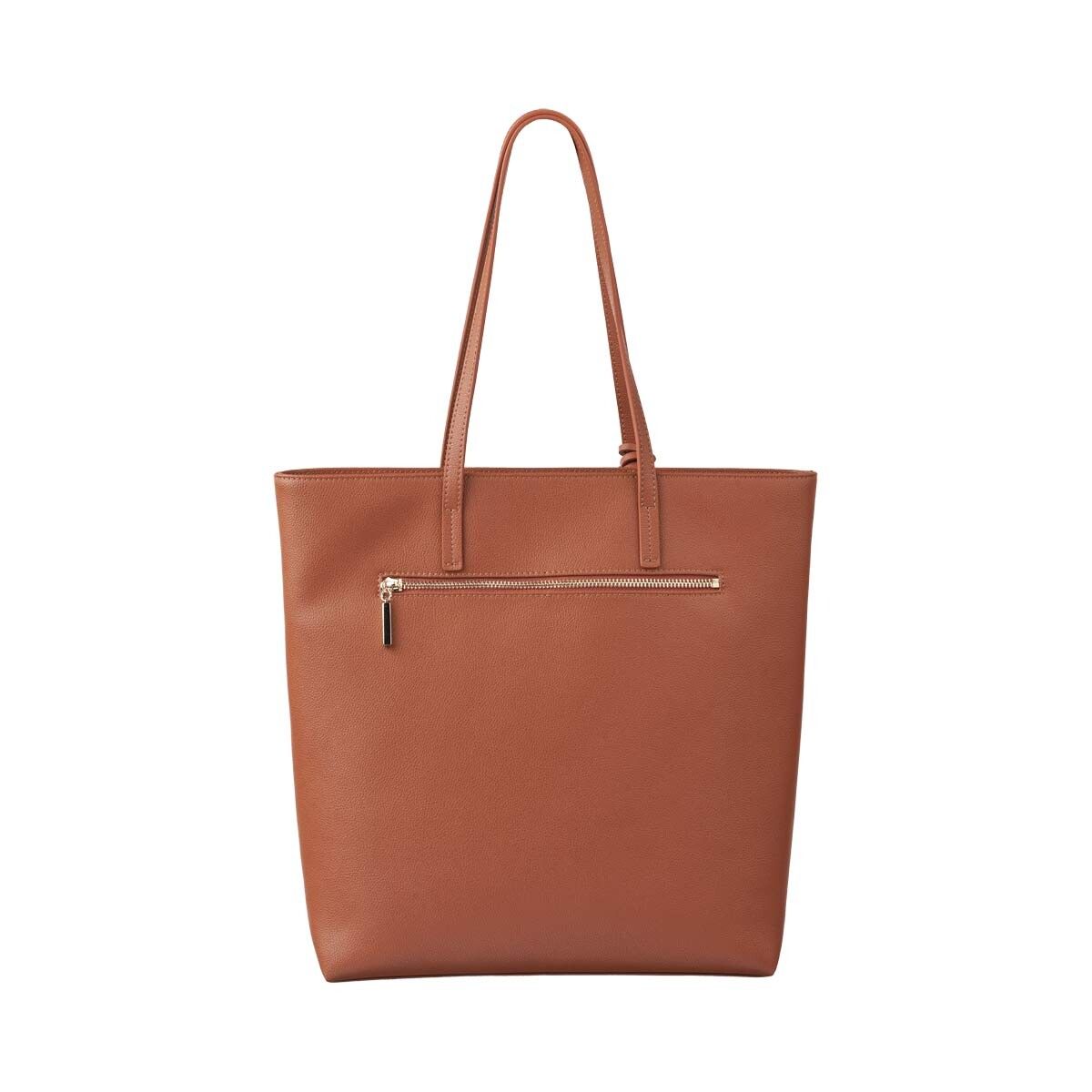 Juliana Shopper | Lammleder Lederbraun