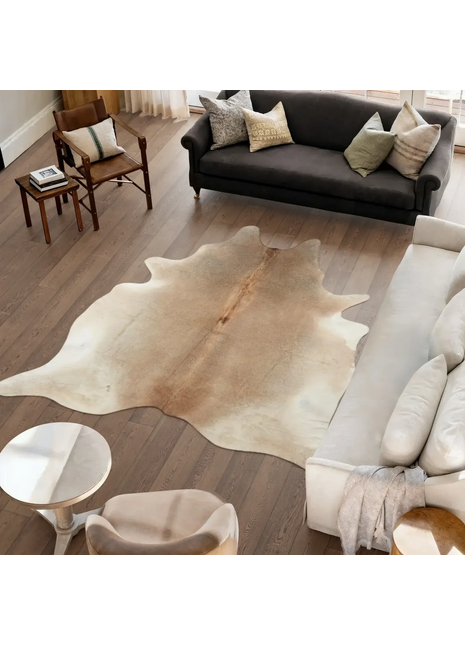 Unika Kuhfell | Graubeige | 3,8 qm