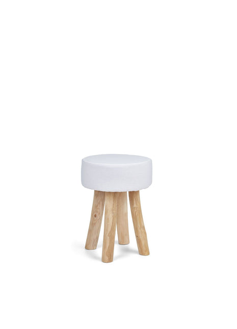 Hocker Premium | Teakholz | Ohne Bezug | 34x48 cm
