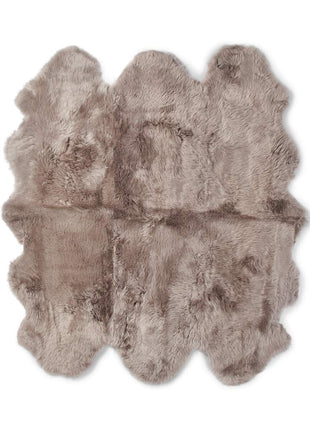 Lammfell Teppich Premium | Langhaar | Neuseeland | 180x162 cm Dove