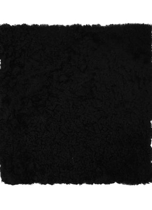 Stuhlauflage | Kurzhaar | Neuseeland | 40x40 cm Schwarz
