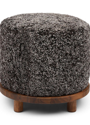 Simon Pouf | Kurzhaar | Neuseeland | D46x52 cm Cappuccino