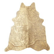 Kuhfell Teppich Unikat | Gold | 4,1 m² | Nr. 2532