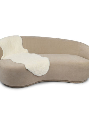 Doppeltes Lammfell | Kurzhaar | Neuseeland | 160x60 cm Weiß