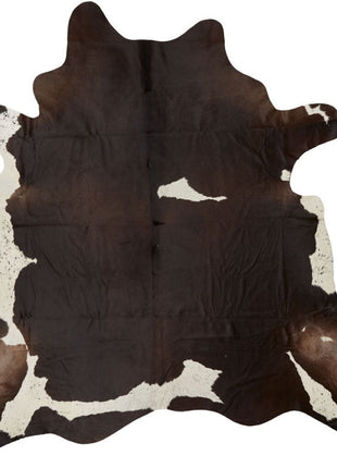 Unika Kuhfell | Dunkelbraun/Rot | 4,3 qm