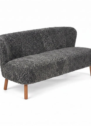 Emanuel Sofa | Zweisitzer | Design Möbel Grafit