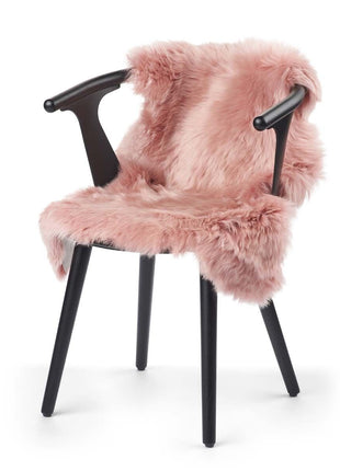 Merino Premium Lammfell | Langhaar | Neuseeland | 90x60 cm Rosa