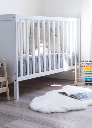 Baby Lammfell | Kurzhaar | Neuseeland 80 cm Schneeweiß